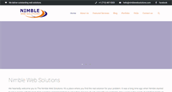 Desktop Screenshot of nimblewebsolutions.com